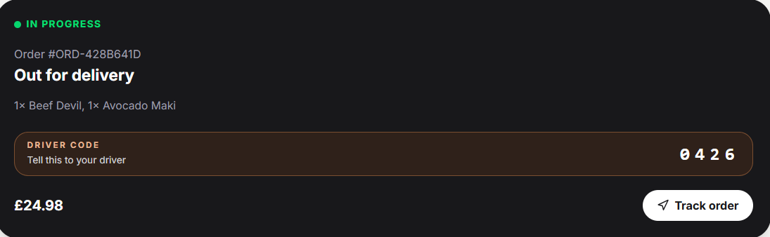 Order Status