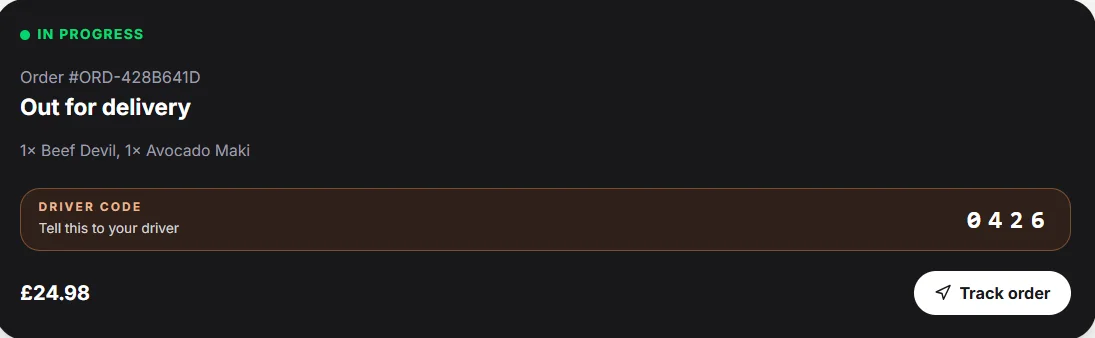 Order Status